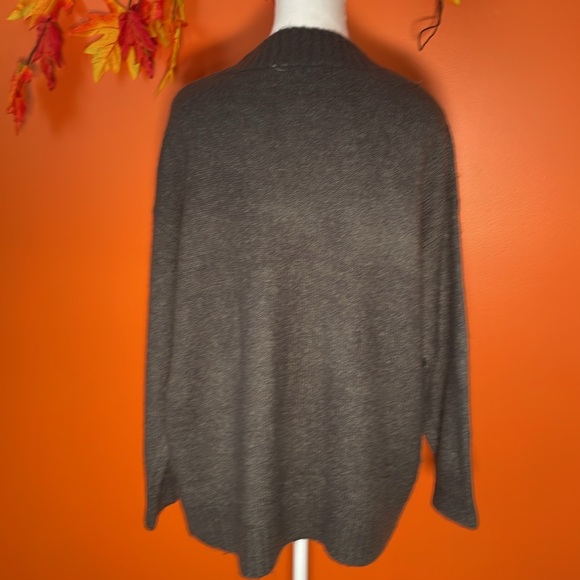 Brave Soul Cozy Oversized Cardigan-Grey-Sz S - Picture 3 of 6